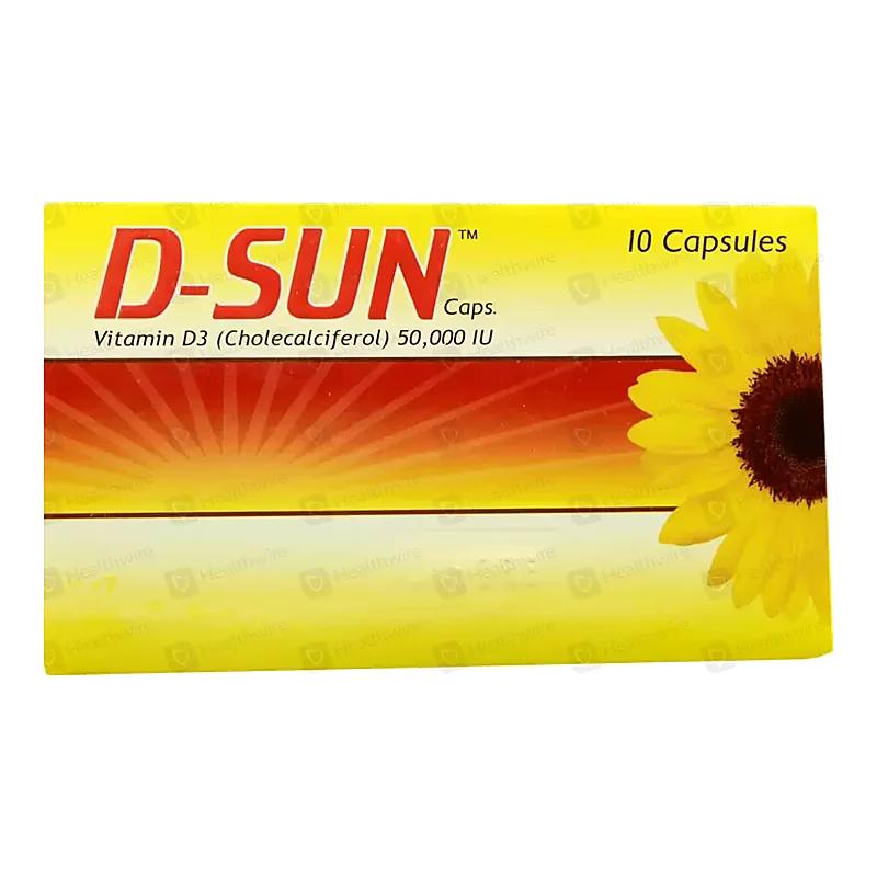 D-Sun (50000 Iu) 10 Capsules