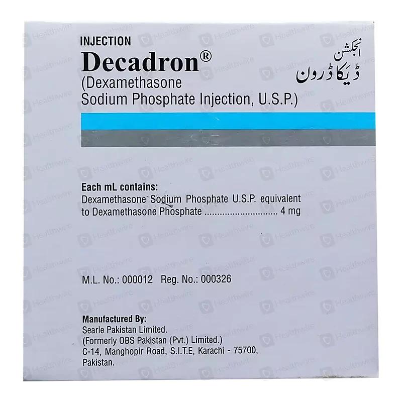 Decadron (4Mg/Ml) 1Ml, 25 Injections