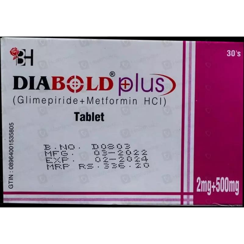Diabold Plus (2/500Mg) 30 Tablets