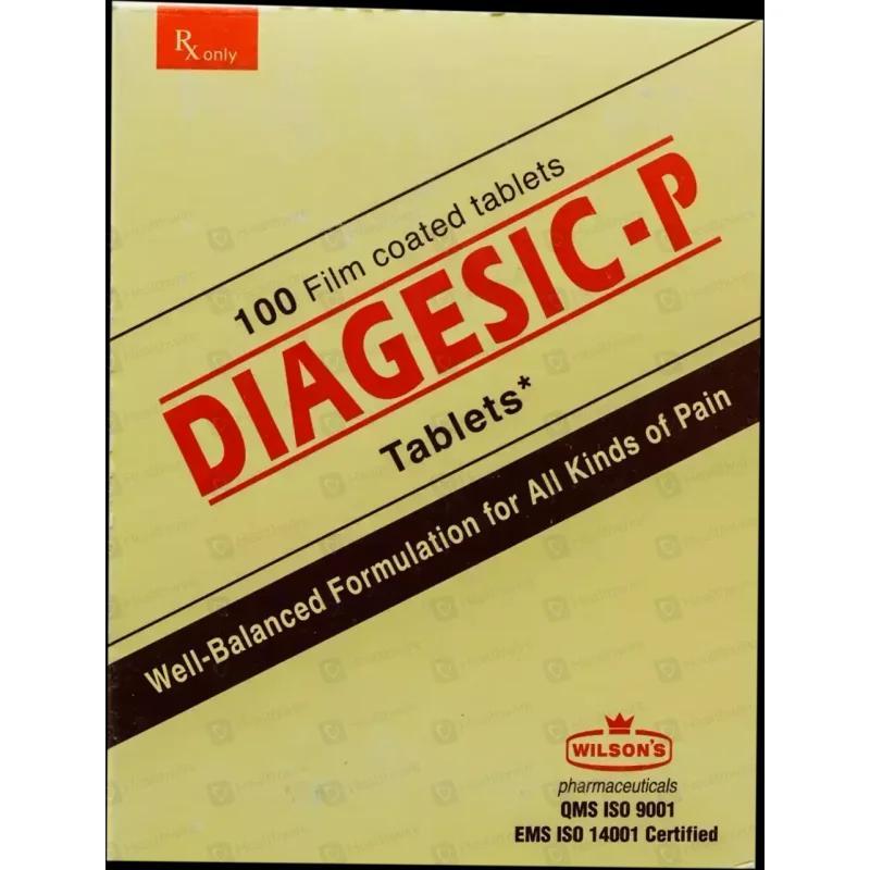 Diagesic-P (500/3/70Mg) 100 Tablets