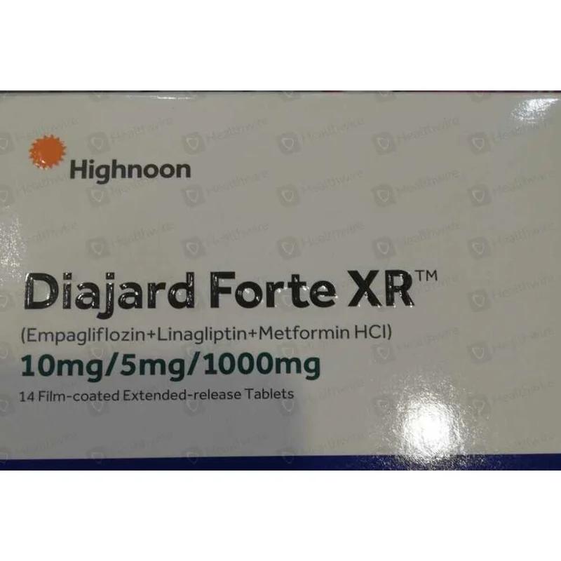 Diajard Forte Xr (12.5/2.5/1000Mg) 14 Tablets