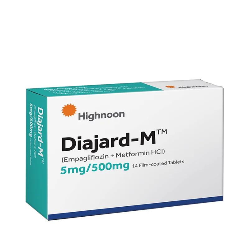 Diajard-M (5/500Mg) 14 Tablets