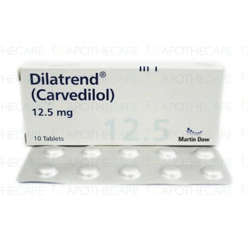 Dilatrend (12.5Mg) 10 Tablet