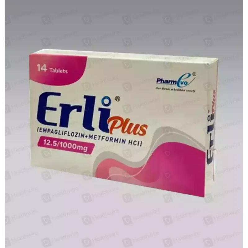 Erli Plus (12.5/1000Mg) 14 Tablets