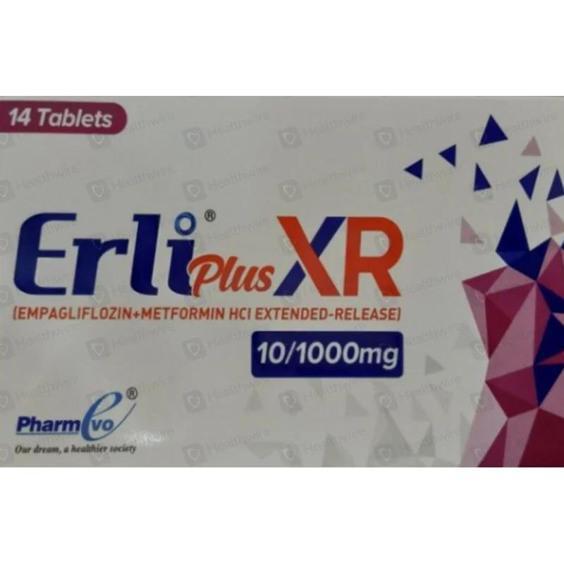 Erli Plus Xr (10/1000Mg) 14 Tablets