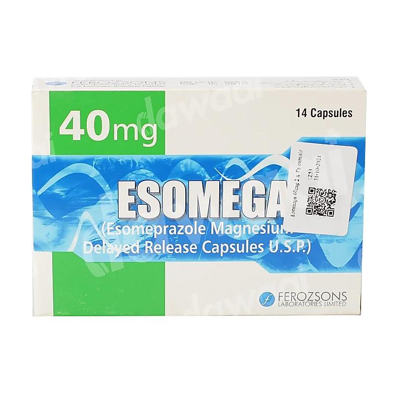 Esomega (40Mg) 14 Capsules