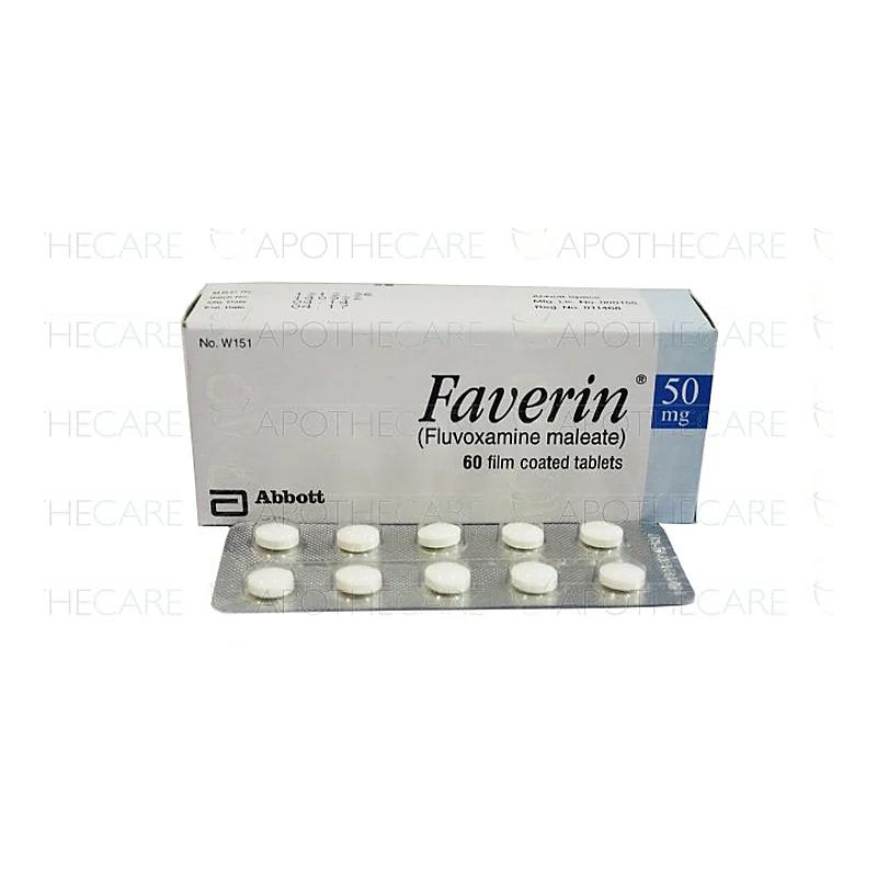 Faverin (50Mg) 60 Tablets