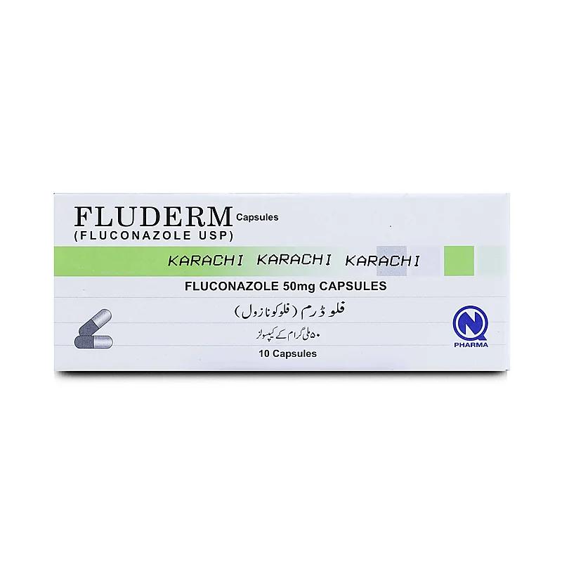 Fluderm (50Mg) 10 Capsules