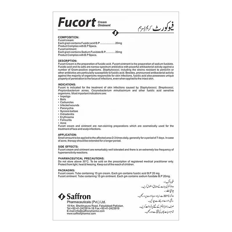Fucort (20Mg) 15G Ointment