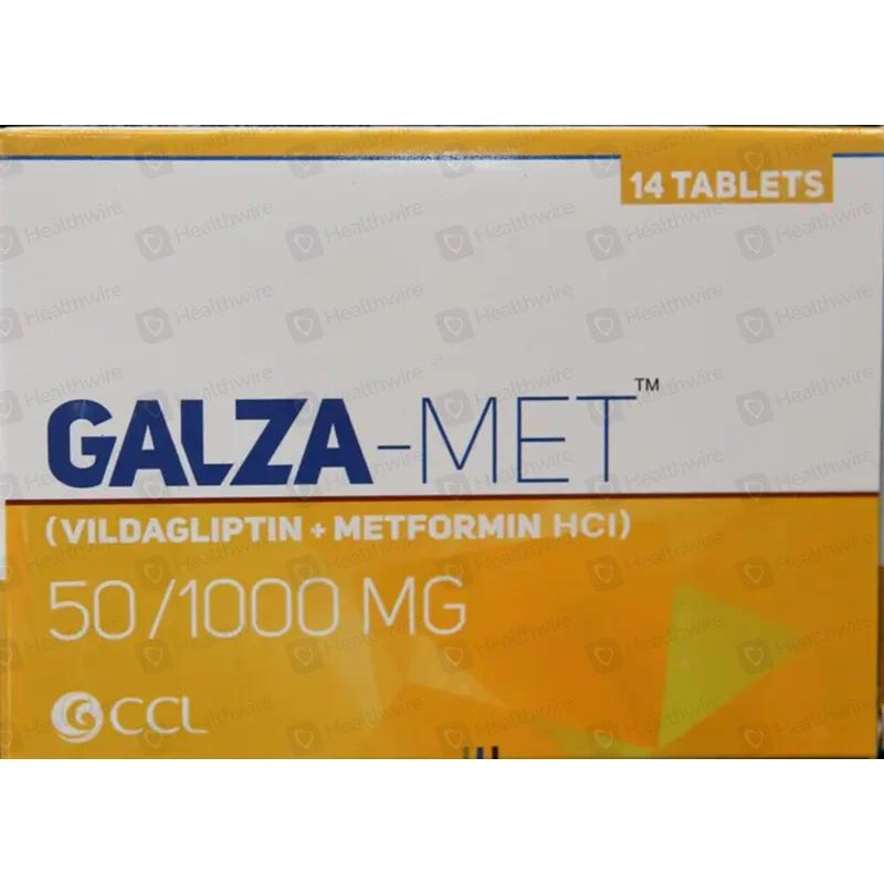 Galza-Met (50/1000Mg) 14 Tablets