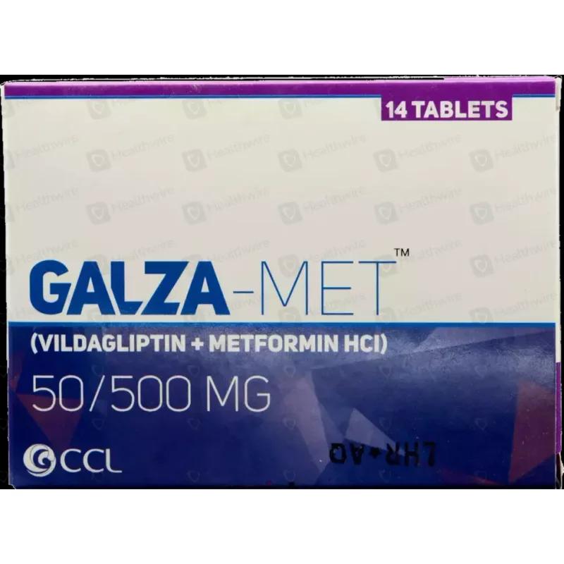 Galza-Met (50/500Mg) 14 Tablets