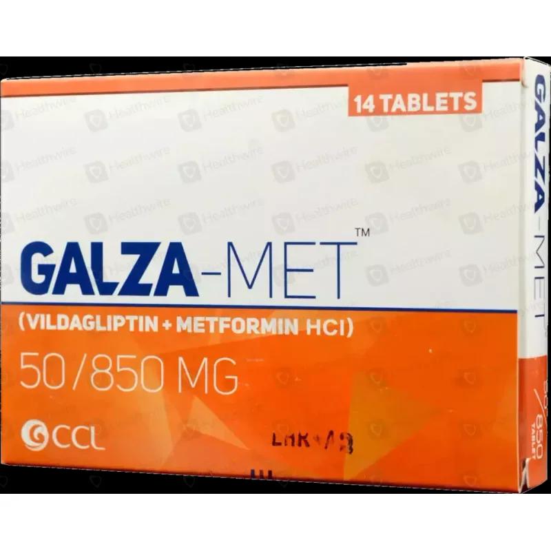 Galza-Met (50/850Mg) 14 Tablets