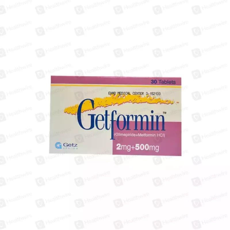 Getformin (2/500Mg) 30 Tablets