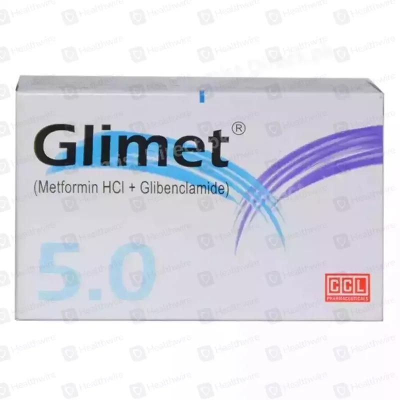 Glimet (5/500Mg) 30 Tablets