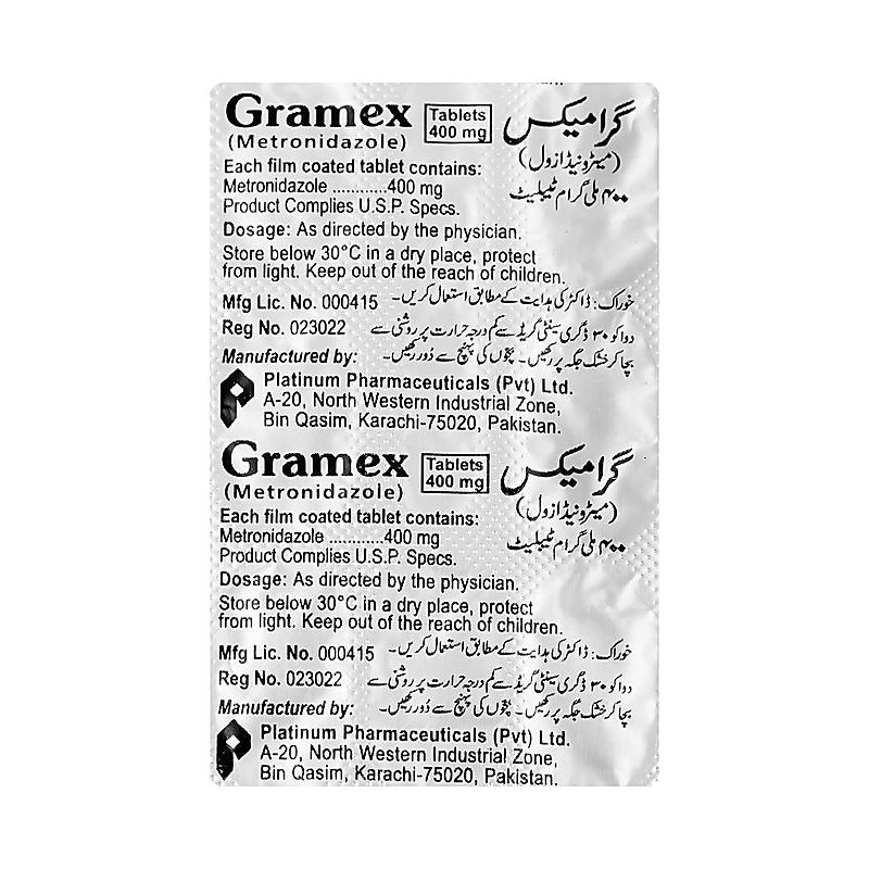 Gramex (400Mg) 100 Tablets