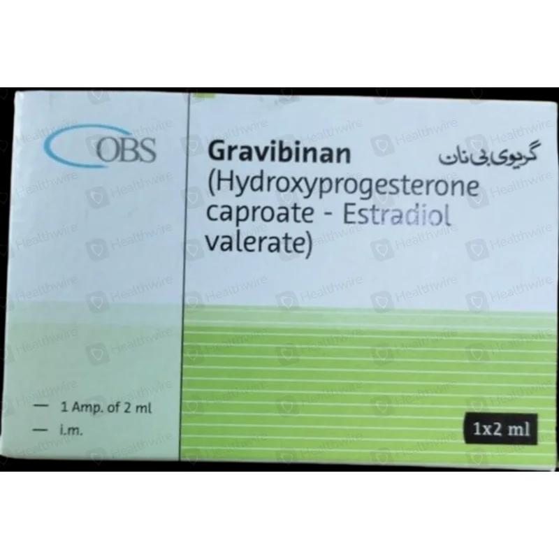 Gravibinan (250/5Mg) 2Ml Ampoule Injection