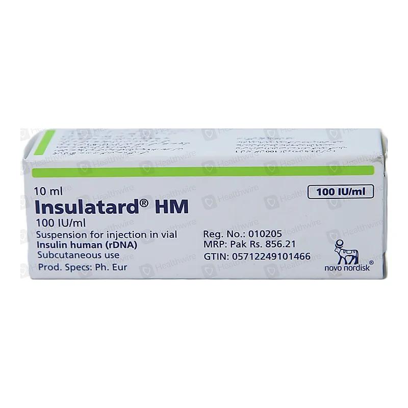 Insulatard Hm (100Iu/Ml) 1 Vial Injection