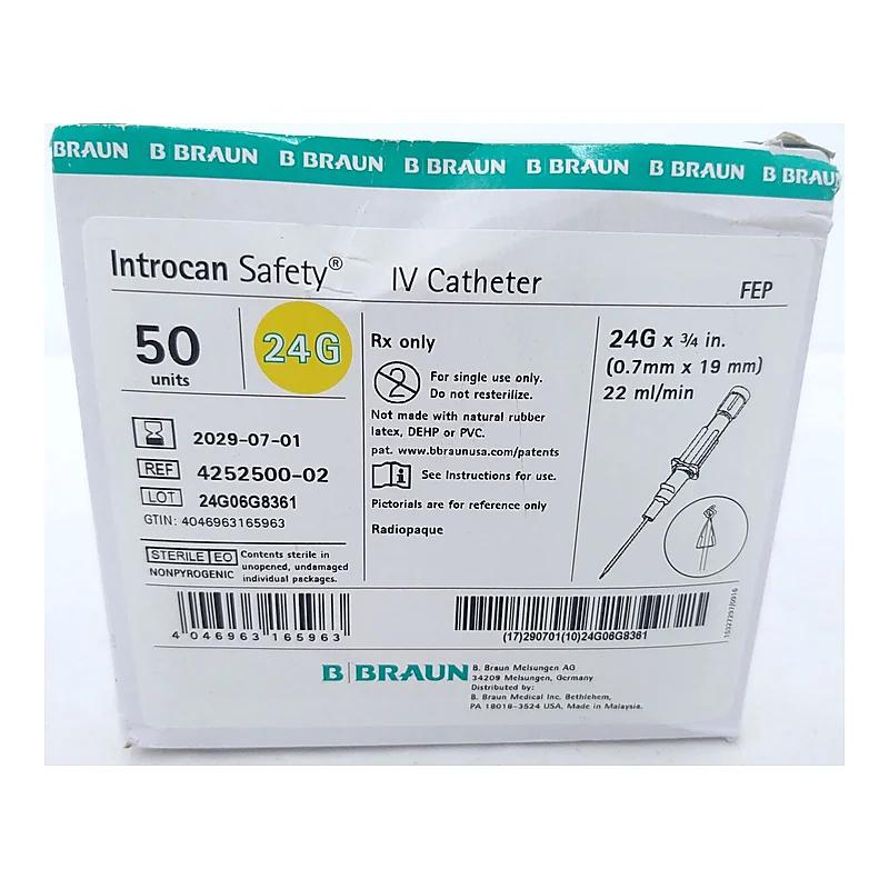 Introcan-W (22Ml/Min) 24G Iv Cannula