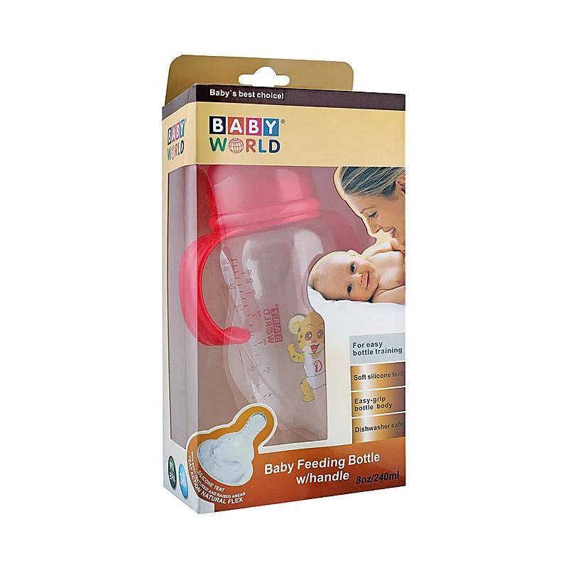 Ipsa (Feeding Bottle With Handle-803) 240Ml Baby Feeder