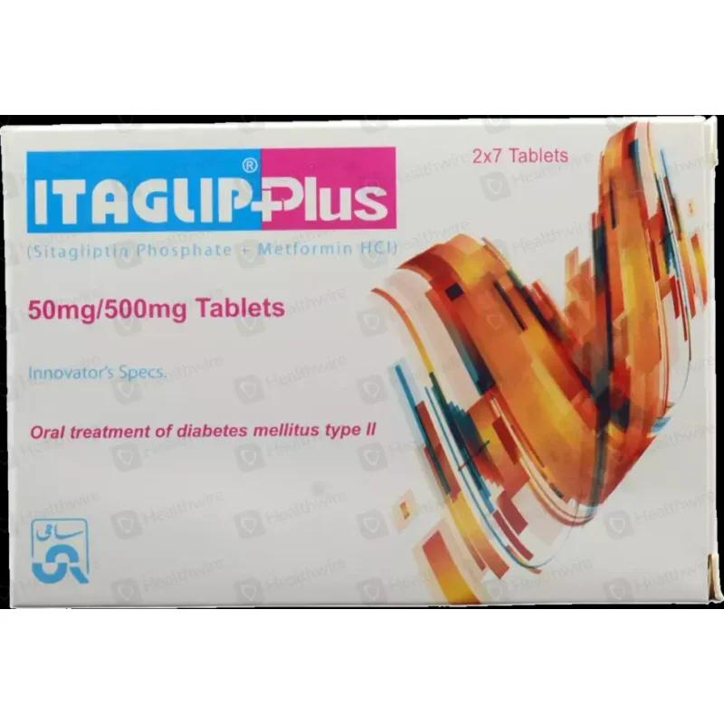 Itaglip Plus (50/500Mg) 14 Tablets