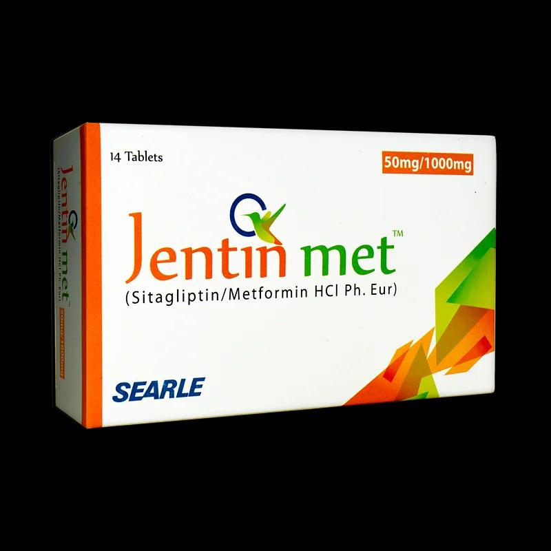 Jentin Met (50/1000Mg) 14 Tablets