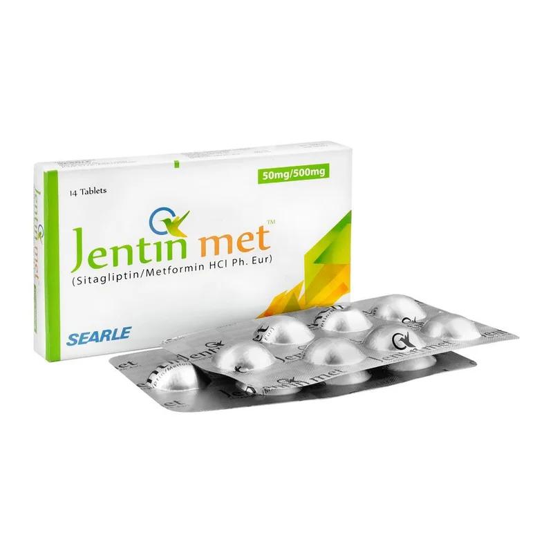 Jentin-Met (50/500Mg) 14 Tablets