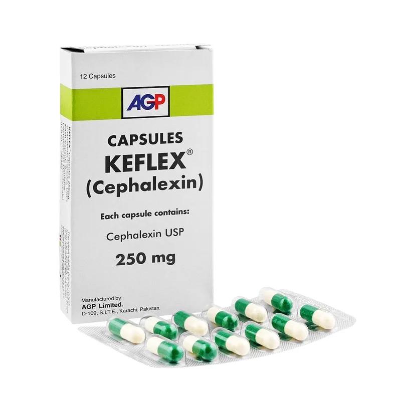 Keflex (250Mg) 12 Capsules