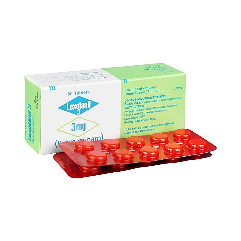 Lexotanil 3 (3Mg) 50 Tablets