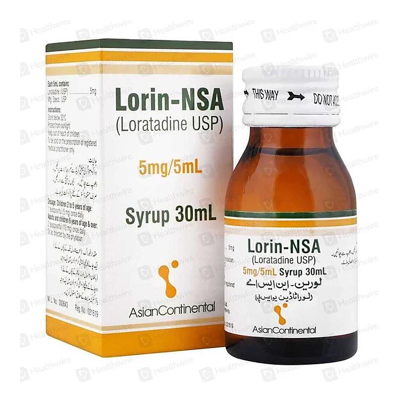 Lorin-Nsa (5Mg/5Ml) 30Ml Syrup