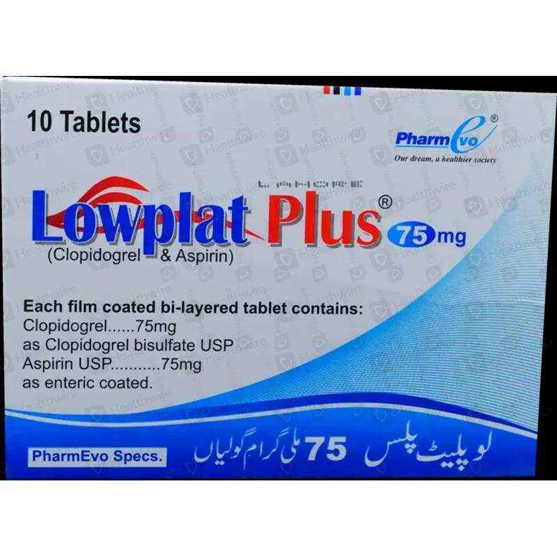 Lowplat Plus (75/75Mg) 10 Tablets