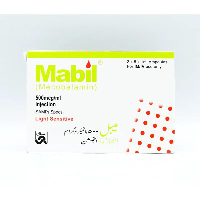 Mabil (500Mcg/Ml) 1Ml, 10 Ampoule Injections