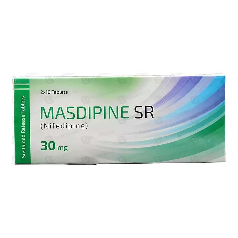Masdipine Sr (30Mg) 20 Tablets