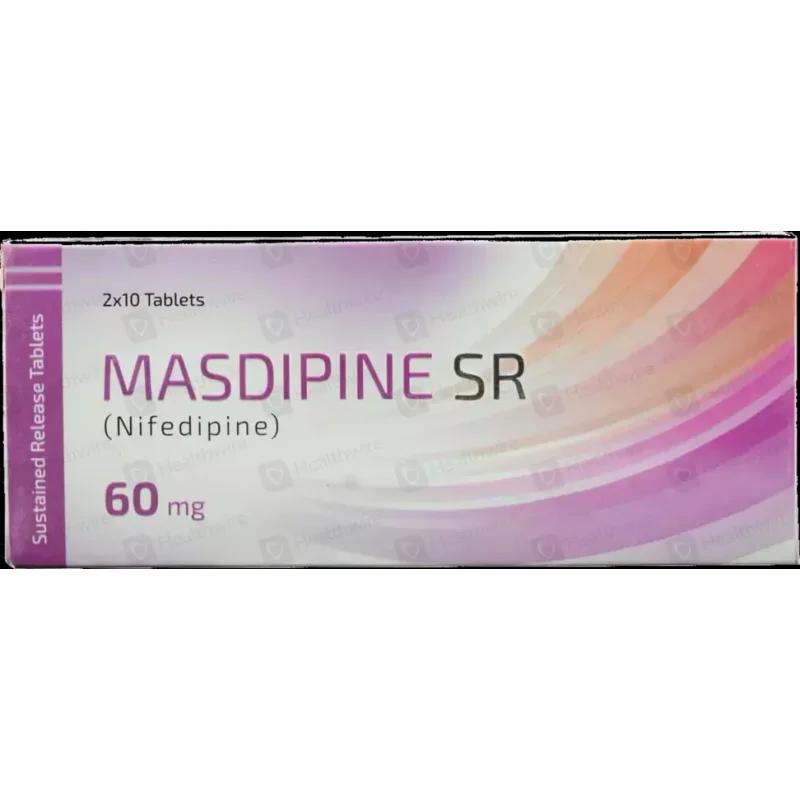 Masdipine Sr (60Mg) 20 Tablets