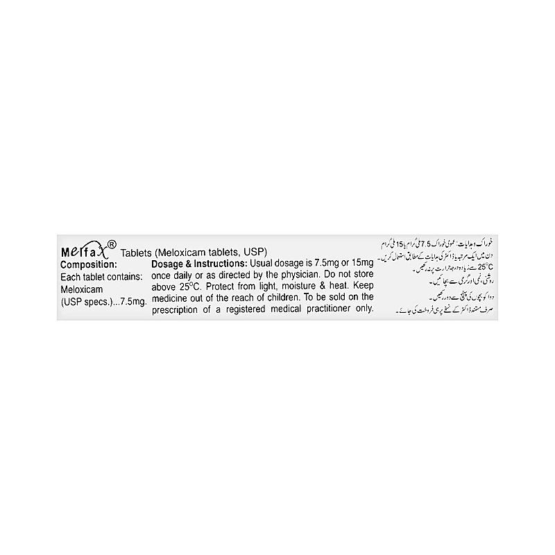 Melfax (15Mg) 10 Tablets