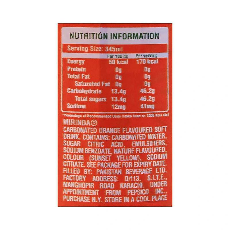Mirinda 345Ml Bottle Low Calories (12S)