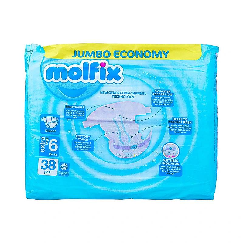 Molfix Diaper 6 No (38 Pcs) Jumbo Pack