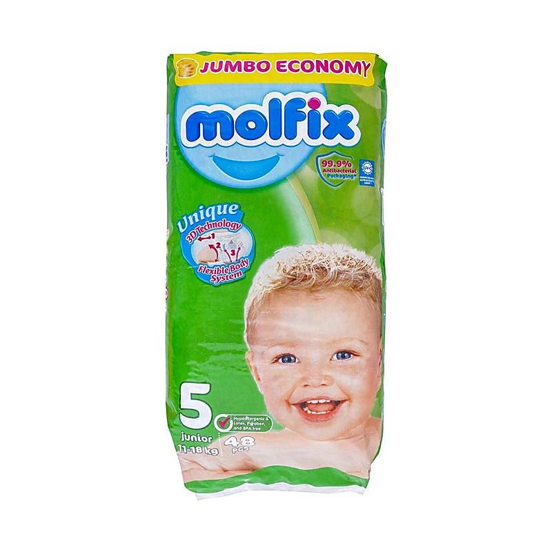 Molfix Jumbo Diaper 5 No (44Pcs)