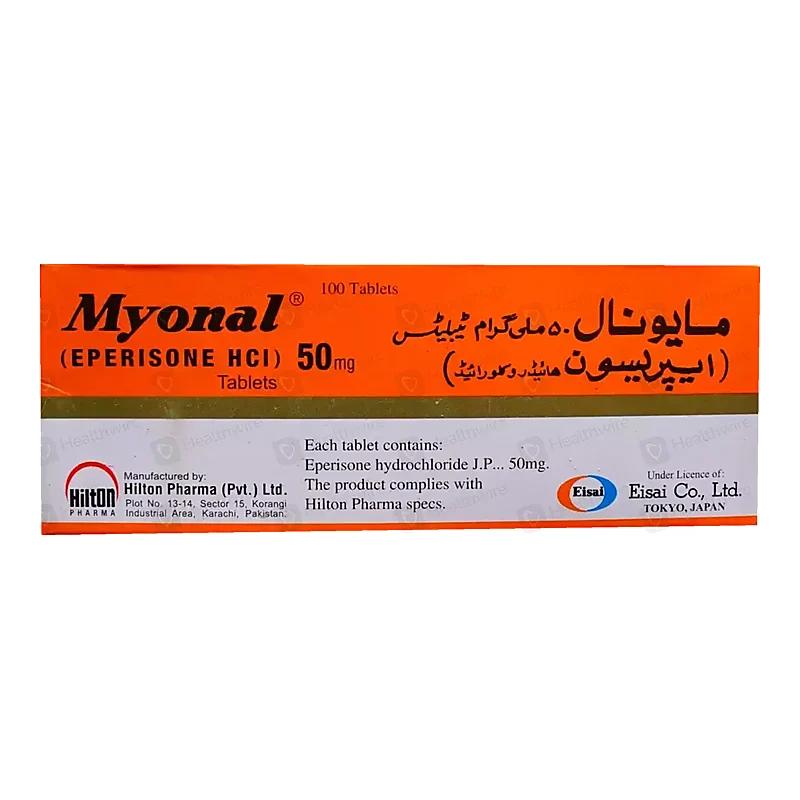 Myonal (50Mg) 100 Tablets
