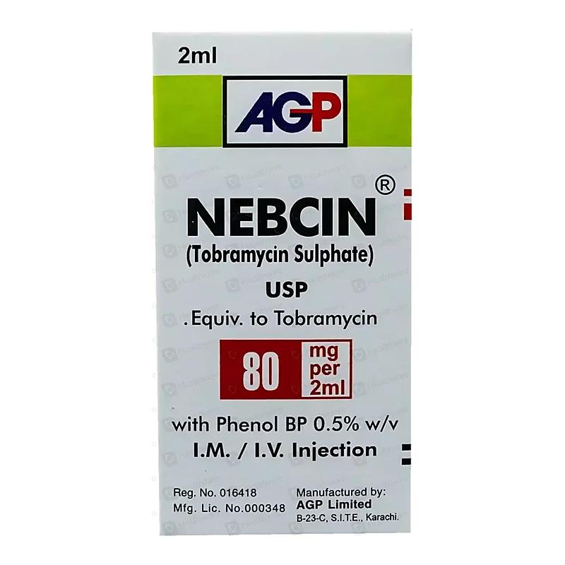 Nebcin (80Mg/2Ml) 2Ml Injection
