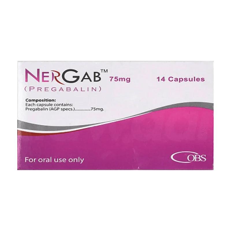 Nergab (75Mg) 14 Capsules