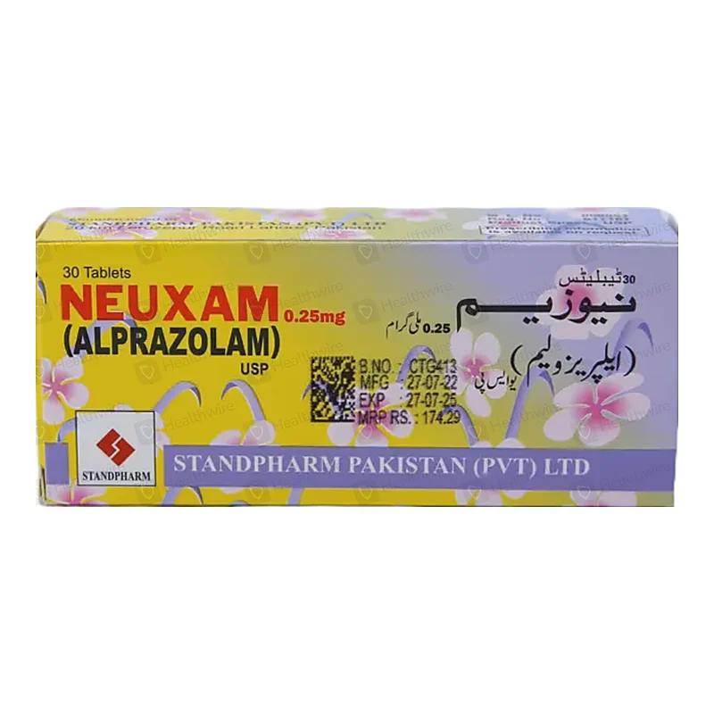 Neuxam (0.25Mg) 30 Tablets