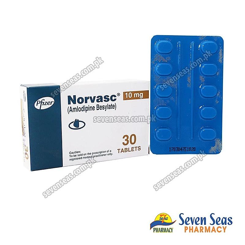 Norvasc (10Mg) 30 Tablets