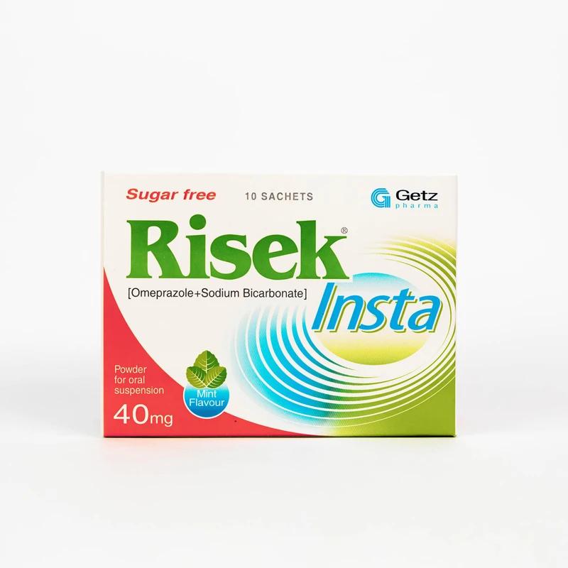 Risek Insta (40Mg) 10 Sachets