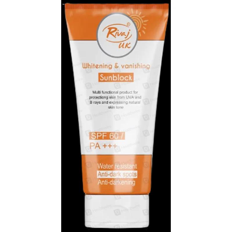 Rivaj Sunblock Spf60 Vitamin C (40Ml)