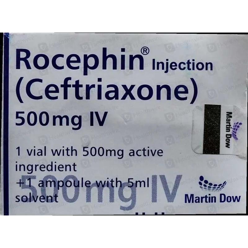 Rocephin (500Mg) 1 Vial Iv Injection