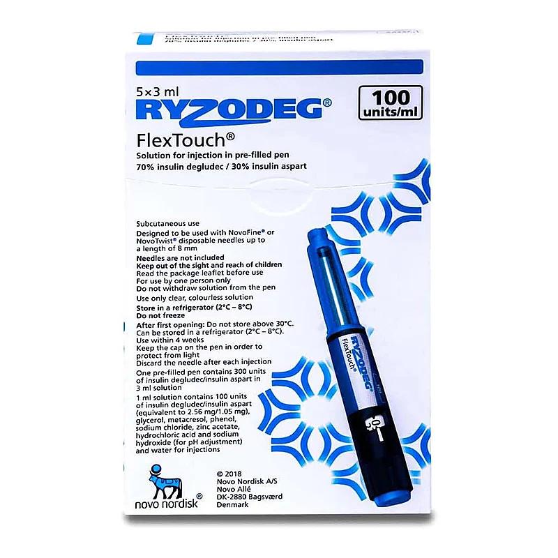 Ryzodeg Flexpen (100 Iu/Ml 3Ml) 5S