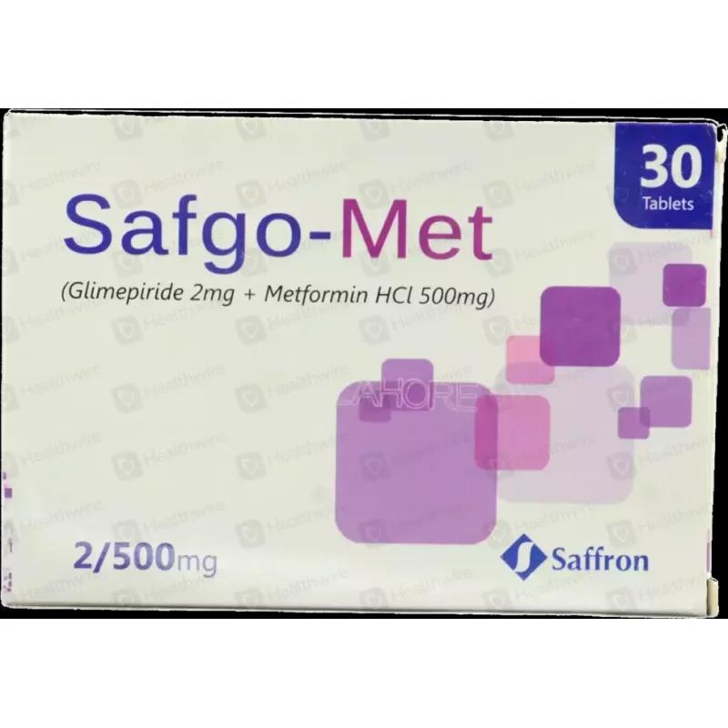 Safgo-Met (2/500Mg) 30 Tablets