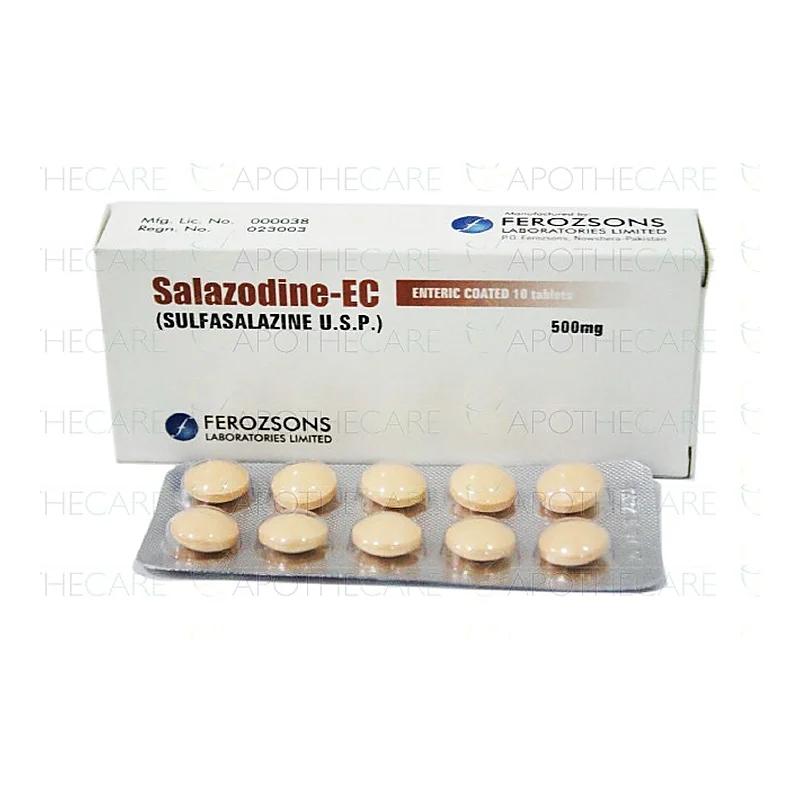 Salazodine-Ec (500Mg) 10 Tablets