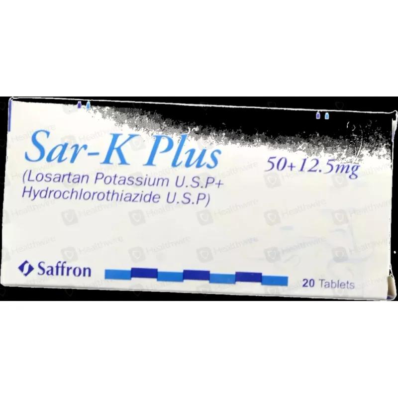 Sar-K Plus (50/12.5Mg) 20 Tablets