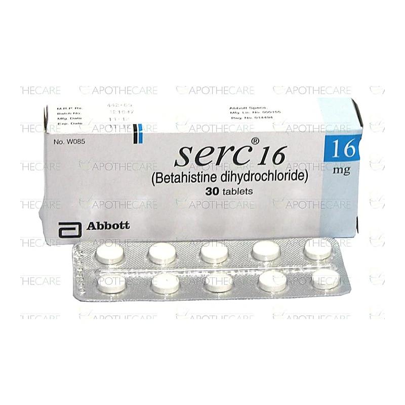 Serc (16Mg) 30 Tablets